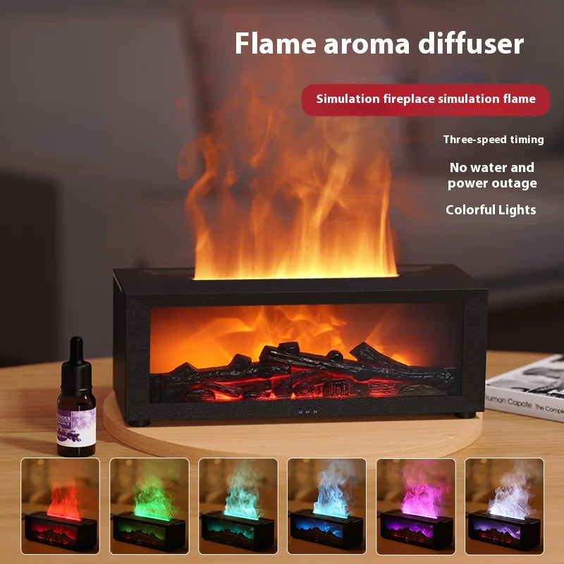 Diffuseur d'Arômes Effet Flamme – Ambiance Relaxante & Design Élégant