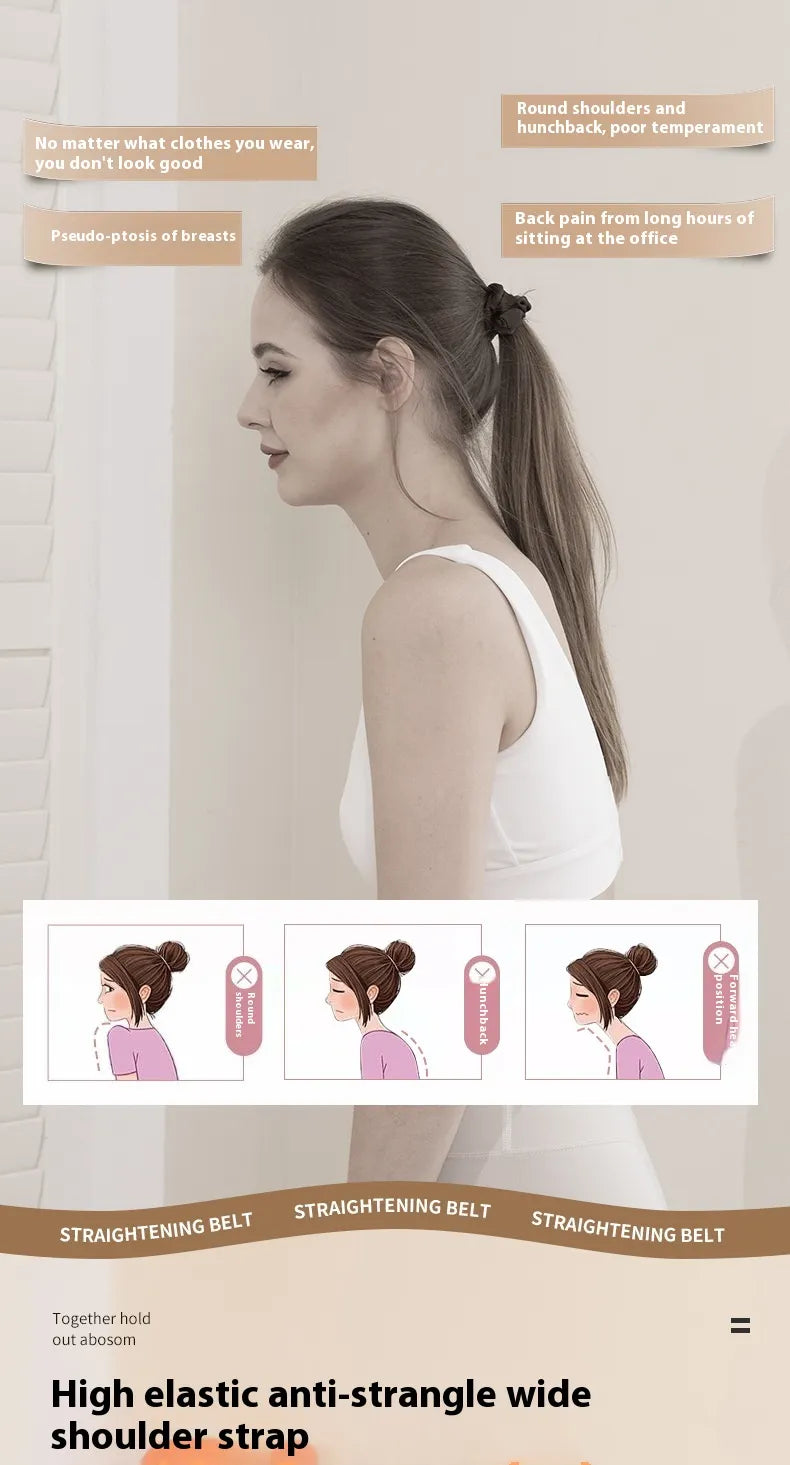 Bande correctrice de posture - Version Verdorsale