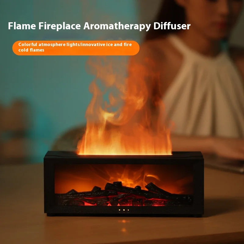 Diffuseur d'Arômes Effet Flamme – Ambiance Relaxante & Design Élégant