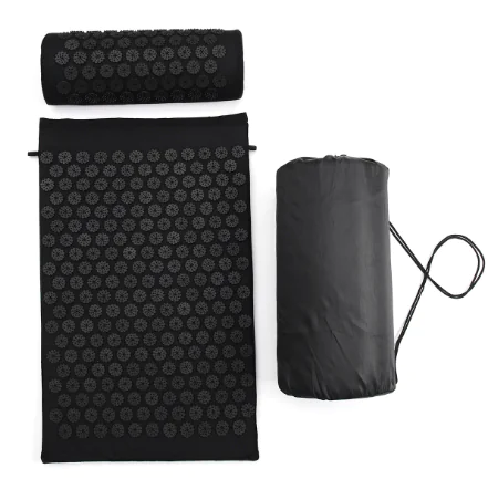 Ensemble tapis et oreiller de massage par acupression