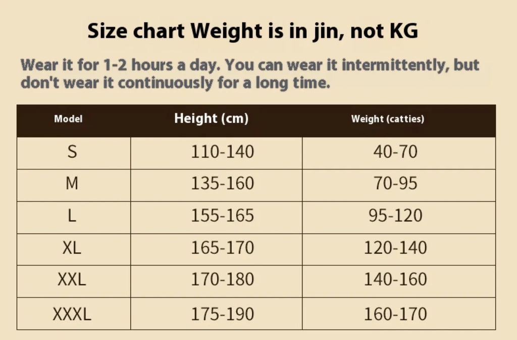 Bande correctrice de posture - Version Verdorsale
